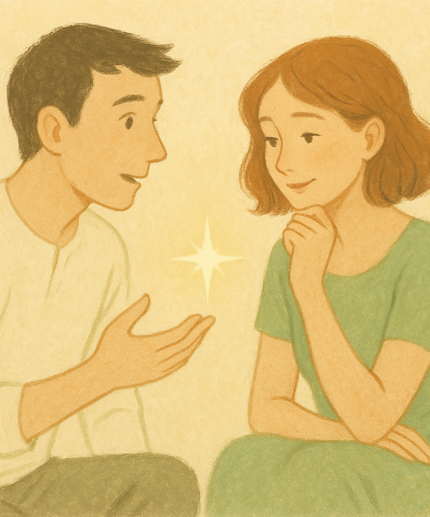 Couple posant la première question